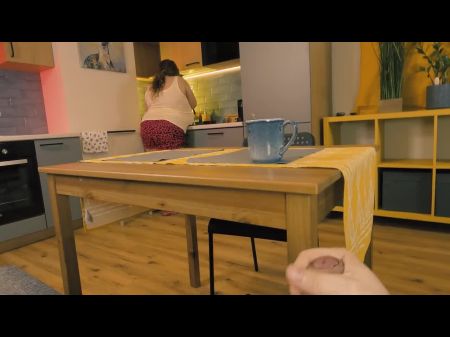 mother catchws her son yerk off