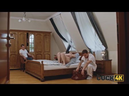 husband watch wife medical exam